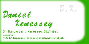 daniel kenessey business card